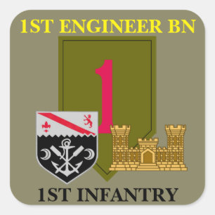 1ER INGÉNIEUR BN 1ER STICKERS D'INFANTERIE