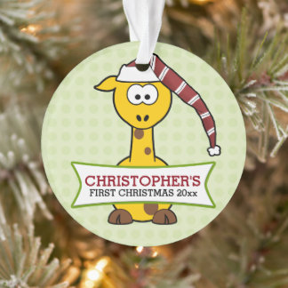 1er Noël de la Giraffe Baby