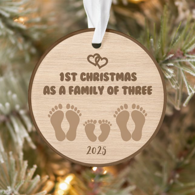 1er Noël en famille de trois (Arbre)