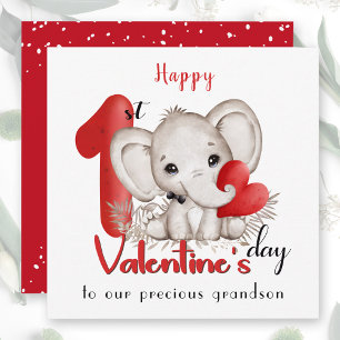 1er Saint Valentin garçon Saint Valentin Carte de