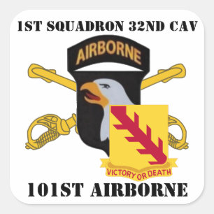 1ER SQUADRON 32E CAVALRY 101E STICKERS AÉROBORNES