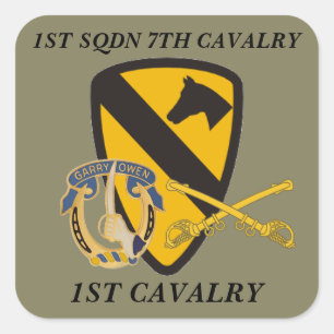 1ER SQUADRON 7E CAVALRY 1ER CAVALRY STICKERS
