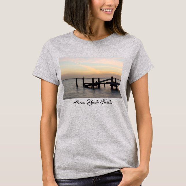 1er Sunset 2017 Cocoa Beach T-Shirt (Devant)