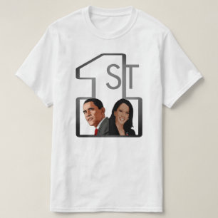 1er T-shirt afro-américain Pres et Vice Pres