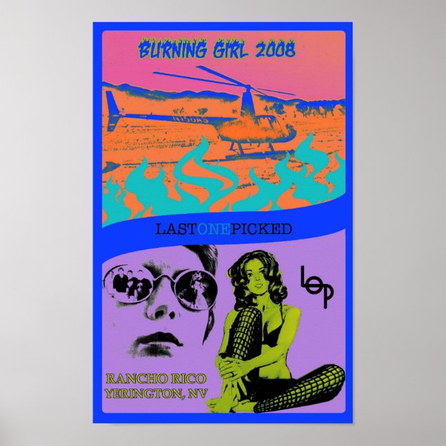 1ère affiche annuelle Burning Girl 2008 (Devant)