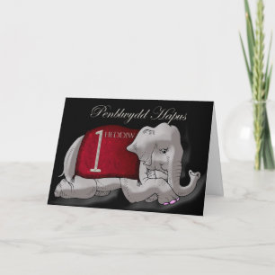 1ère carte d'anniversaire en gallois et anglais, b