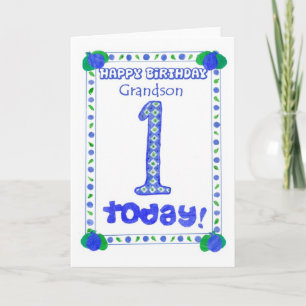 1ère carte d'anniversaire pour un petit garçon