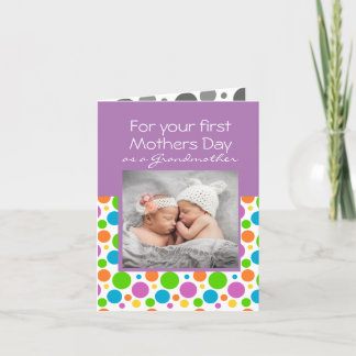 1ère carte de fête des mères pour grand-mère