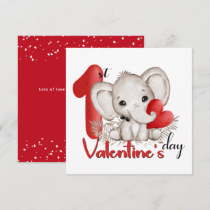 1ère carte Saint Valentin pour un bébé garçon
