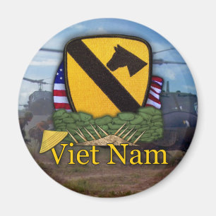 1ère cavalerie vietnam air gravier patch Magnet
