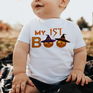 1ère Illustration d'Halloween T-shirt bébé