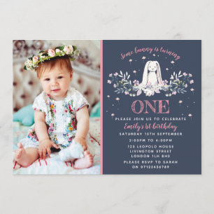 1ère invitation à l'anniversaire - conception de l