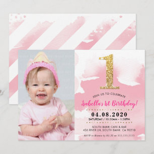 1ÈRE PHOTO ANNIVERSAIRE INVITATION parties scintil