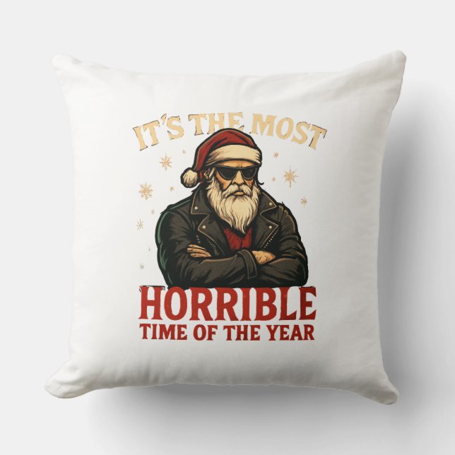 1nkFury - Coussin de Noël C'est le plus horrible (Recto)