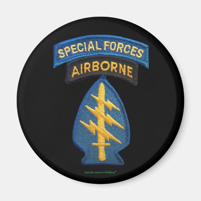 1re 7e forces spéciales flash vet iraq aimant vfw (Devant)