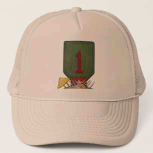 1re division d'infanterie Casquette de timbres de