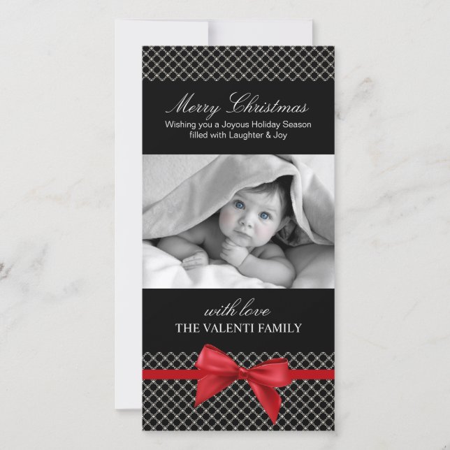 1re Noël Invitations Photocartes (Devant)