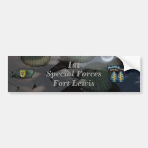 1re Sticker pour pare-chocs Fort Lewis