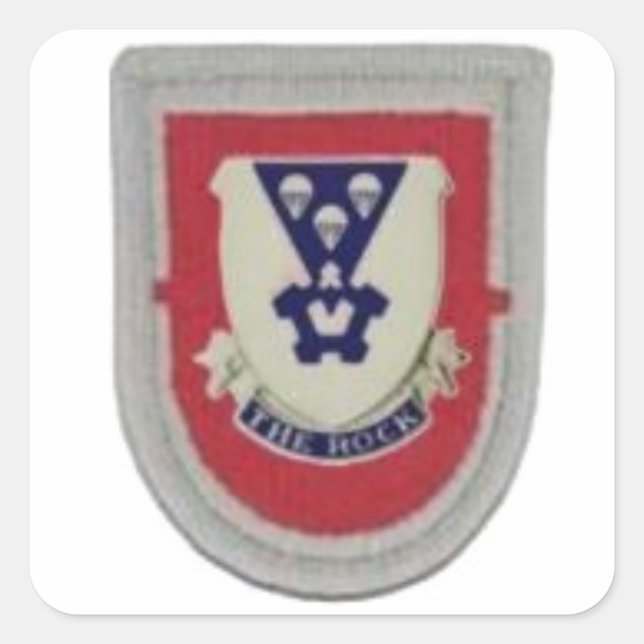 1ST BN 503D INFANTRY BERET FLASH/DUI STICKERS (Devant)