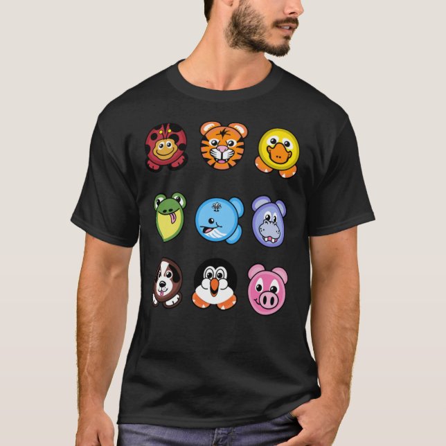 2000s Nostalgie ZooPals Plates Classic T-Shirt (Devant)