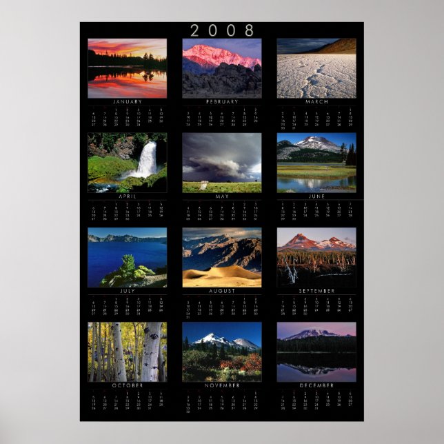 2008 Calendar Poster (Devant)