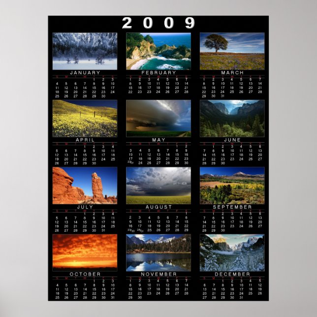 2009 Calendar Poster (Devant)