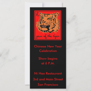 2010 Année du Nouvel An Tigre Chinois