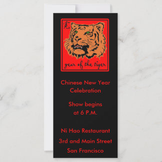 2010 Année du Nouvel An Tigre Chinois