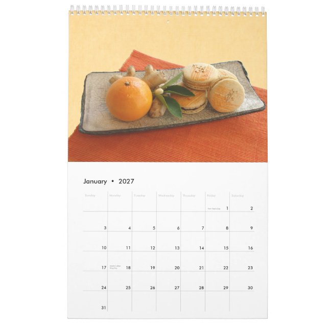 2010 calendrier - une année de la cuisson - (Jan 2027)