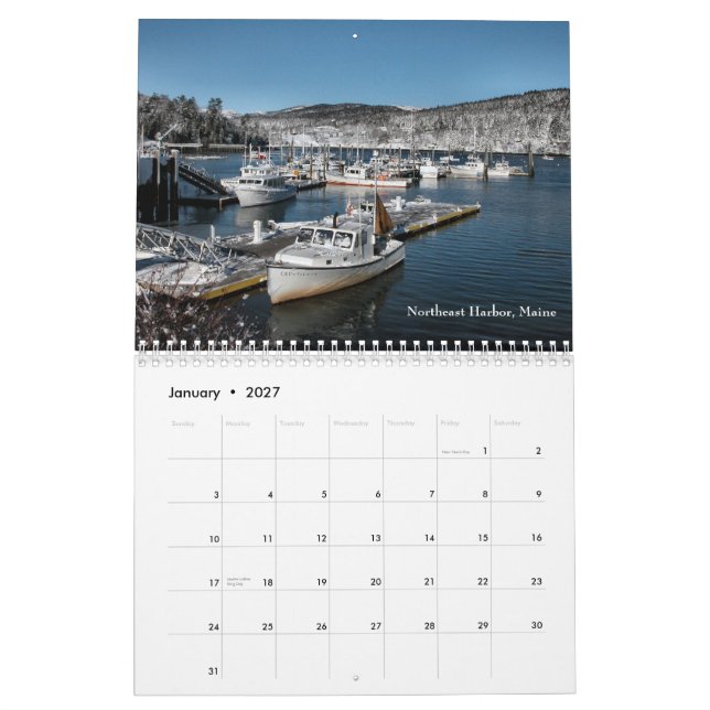 2011 calendrier d'images de Downeast - 1 (Jan 2027)