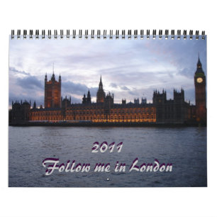 2011 suivez-moi dans le calendrier de Londres