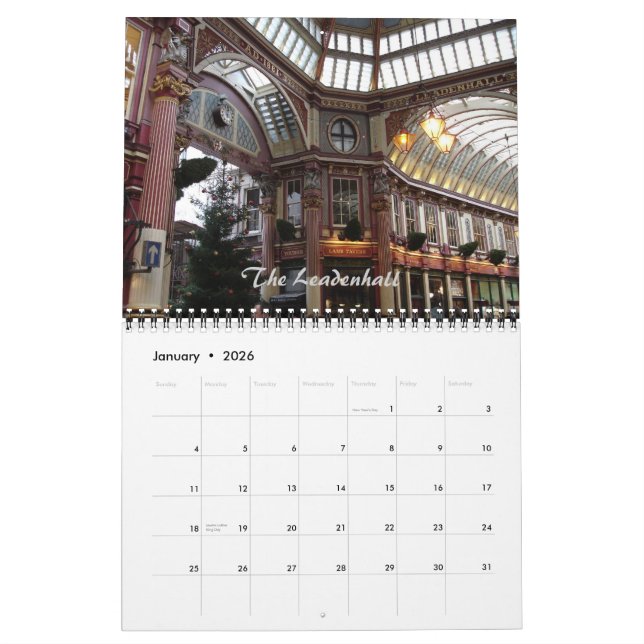 2011 suivez-moi dans le calendrier de Londres (Jan 2026)