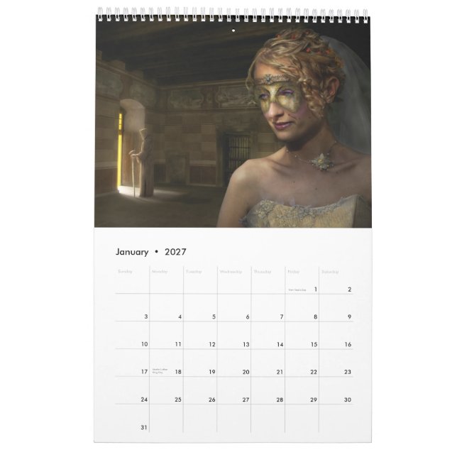2012 Digital Surreal & Imaginaire Art - Calendrier (Jan 2027)