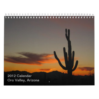 2012 vallée d'Oro, calendrier de l'Arizona