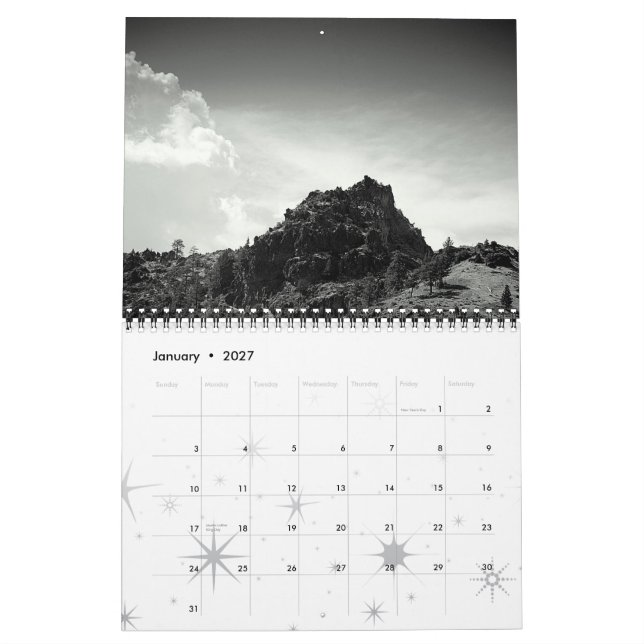 2013 calendrier de 12 mois (Jan 2027)