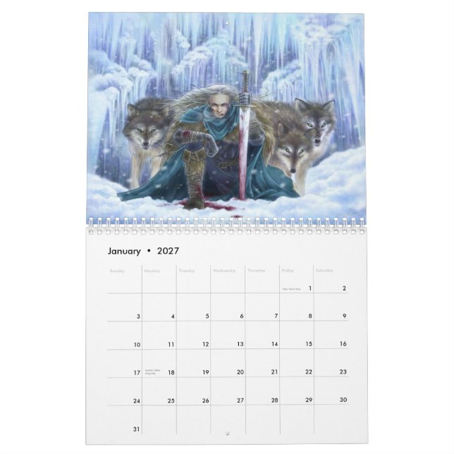 2013 calendrier d'imaginaire - art par Mitzi (Jan 2027)
