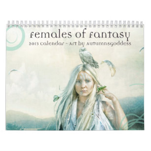 2013 femelles de calendrier d'imaginaire