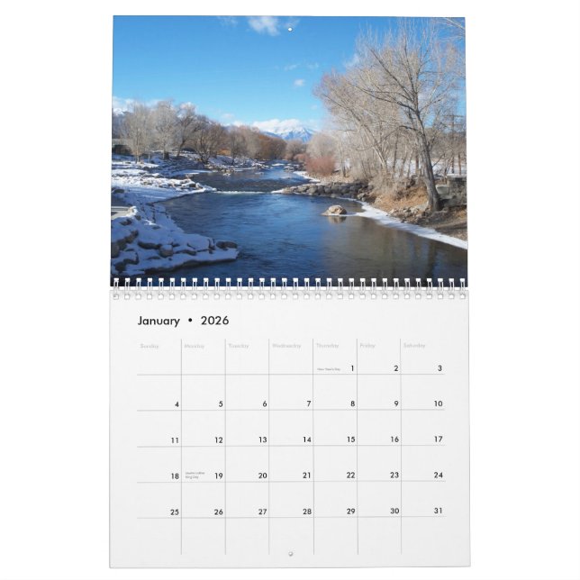 2013 Salida, calendrier du Colorado (Jan 2026)