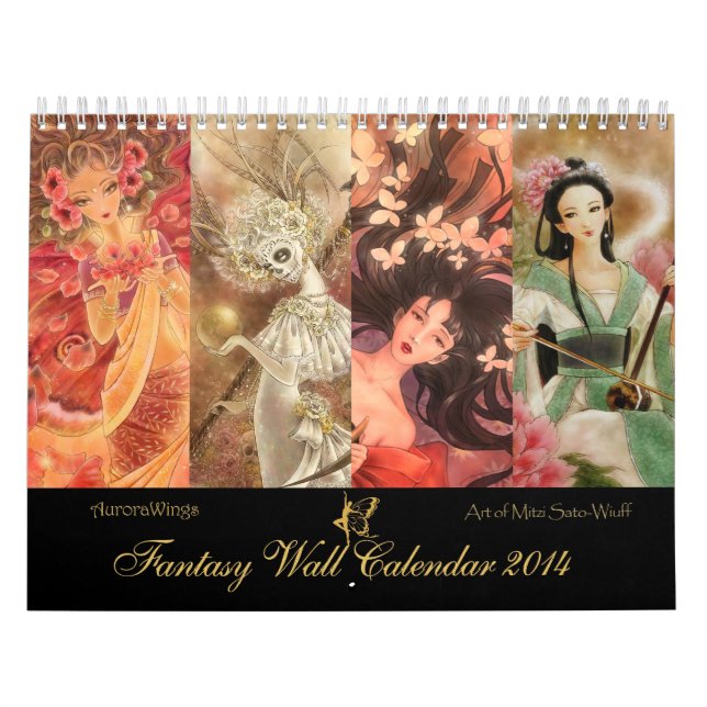 2014 calendrier d'imaginaire - art par Mitzi (Protection)