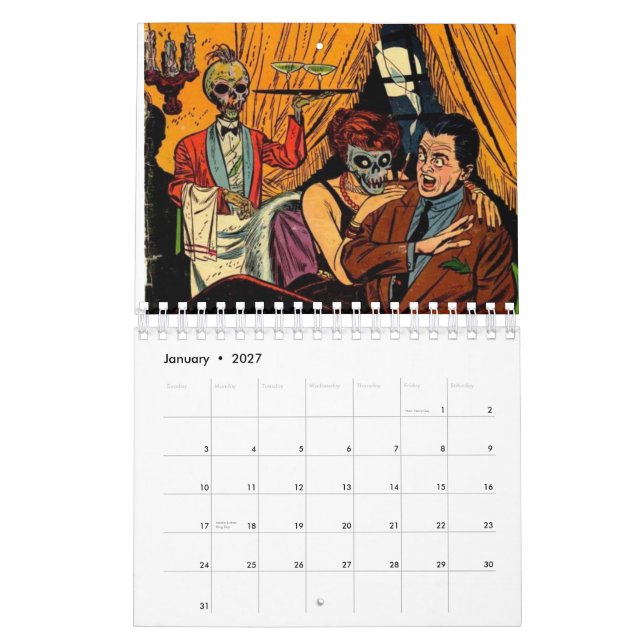 2014 calendriers vintages de bandes dessinées (Jan 2027)