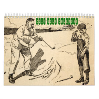 2014 calendriers vintages de golf