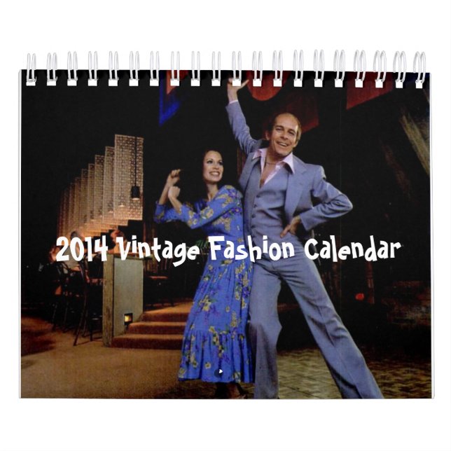 2014 calendriers vintages de mode (Protection)