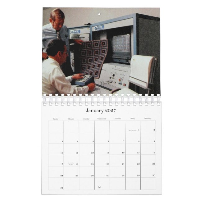 2014 calendriers vintages de technologie (Jan 2027)