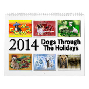 2014 chiens par le calendrier de vacances
