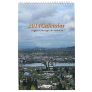 2014 paysages urbains du calendrier Fuglee par
