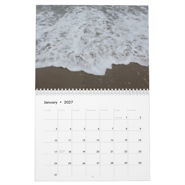 2014 plages de calendrier (Jan 2027)