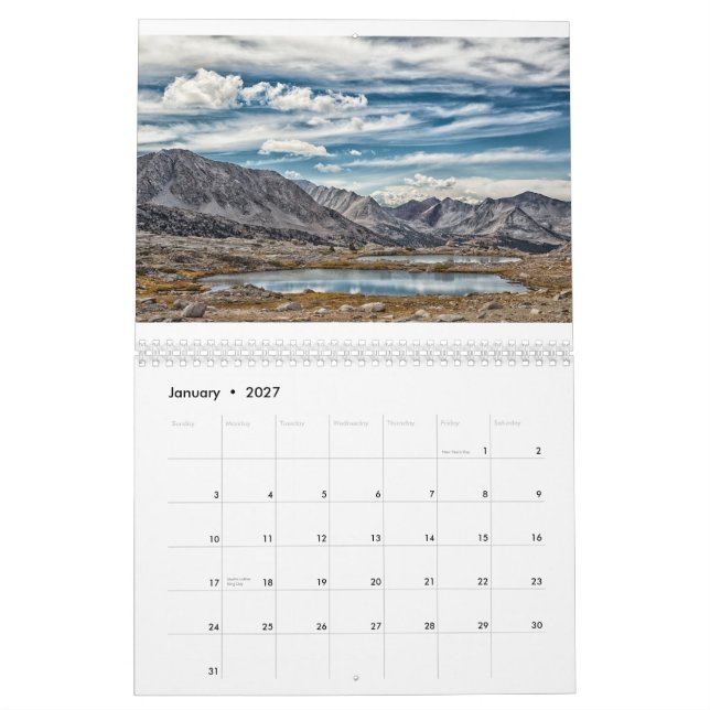 2015 calendriers pittoresques - traînée de John (Jan 2027)