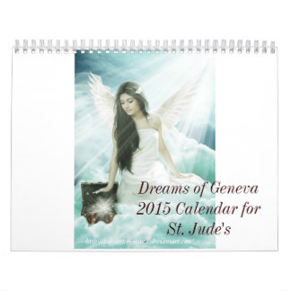 2015 rêves de Genève calendrier de 15 mois