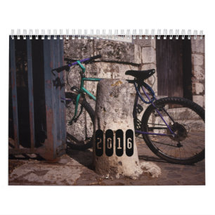2016 calendrier - bicyclettes