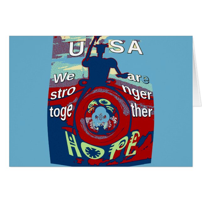 2016 États-Unis ont un jour de Nice Hillary Strong (Devant horizontal)